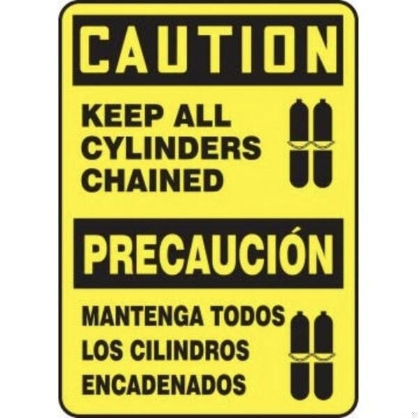 Accuform BILINGUAL Safety Sign FULL SBMCPG525VA SBMCPG525VA - main